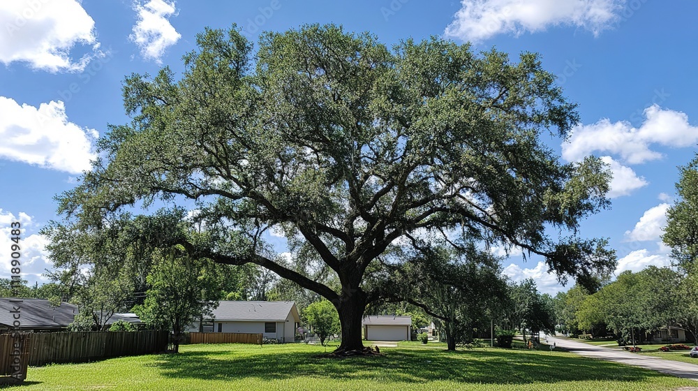 Majestic Live Oak Tree - Symbol of Strength and Resilience Majestic Live Oak Tree - Symbol of Strength and Resilience
