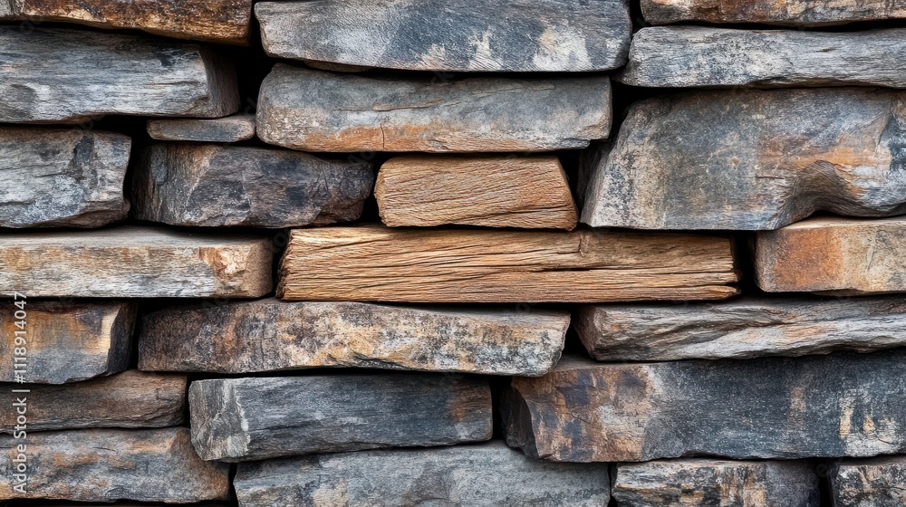 Abstract wood texture block stack on the wall for background, Abstract art wood texture architecture block for backdrop. Abstract wood texture block stack on the wall for background, Abstract art wood texture architecture block for backdrop.