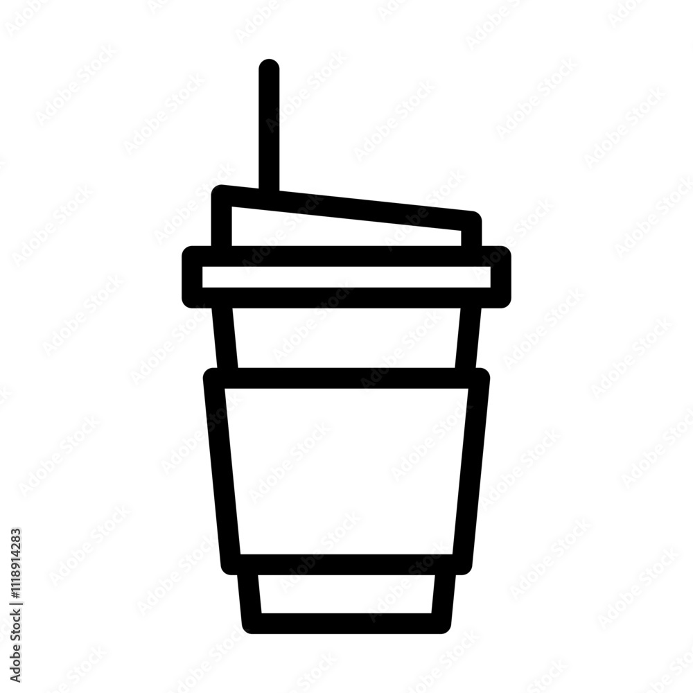 Paper Coffee Cup icon template Paper Coffee Cup icon template