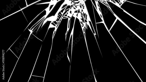 Crack Animation that looks like glass with cracks 1