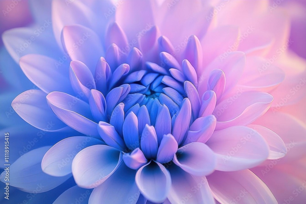 A close-up of a beautiful, pastel-colored flower in soft lighting. A close-up of a beautiful, pastel-colored flower in soft lighting.