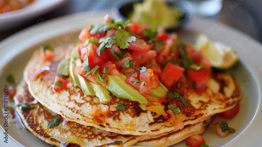 Mexican Pancake, A Tasty and Traditional Delight with Mexican Flair, Ready to Satisfy Your Taste Buds Mexican Pancake, A Tasty and Traditional Delight with Mexican Flair, Ready to Satisfy Your Taste Buds