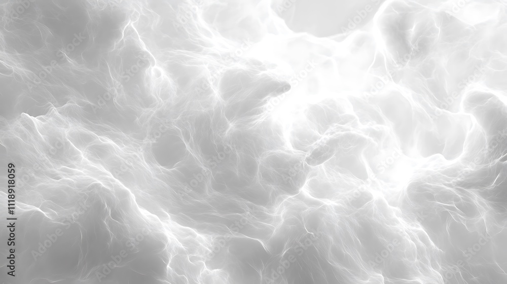 Obraz premium abstract force electrical power and pure white plasma background