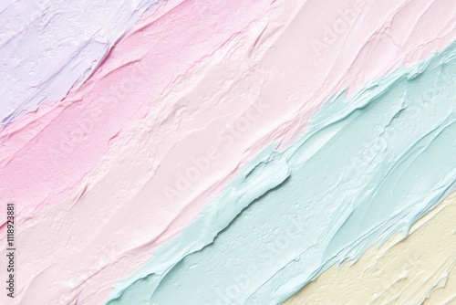 Wallpaper Mural Pastel Swirls: Creamy Textures in Soft Hues, Dreamy Abstract Art Background, Visually Appealing Design Torontodigital.ca