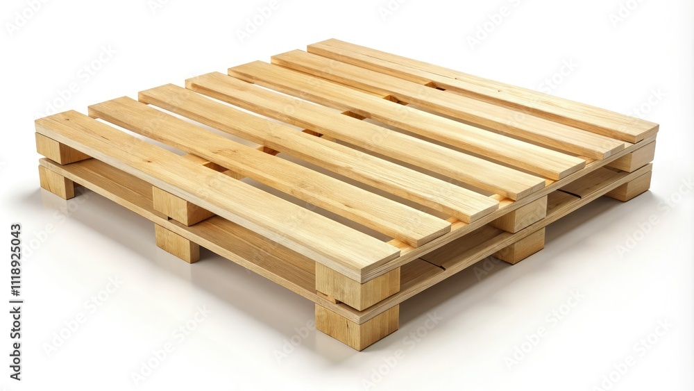 Shipping Pallet Isolated on White Background for Commercial Use, Freight Shipping, Logistics, Supply Chain, Industrial Product Photography, Warehouse Storage Solutions, Inventory Management Shipping Pallet Isolated on White Background for Commercial Use, Freight Shipping, Logistics, Supply Chain, Industrial Product Photography, Warehouse Storage Solutions, Inventory Management