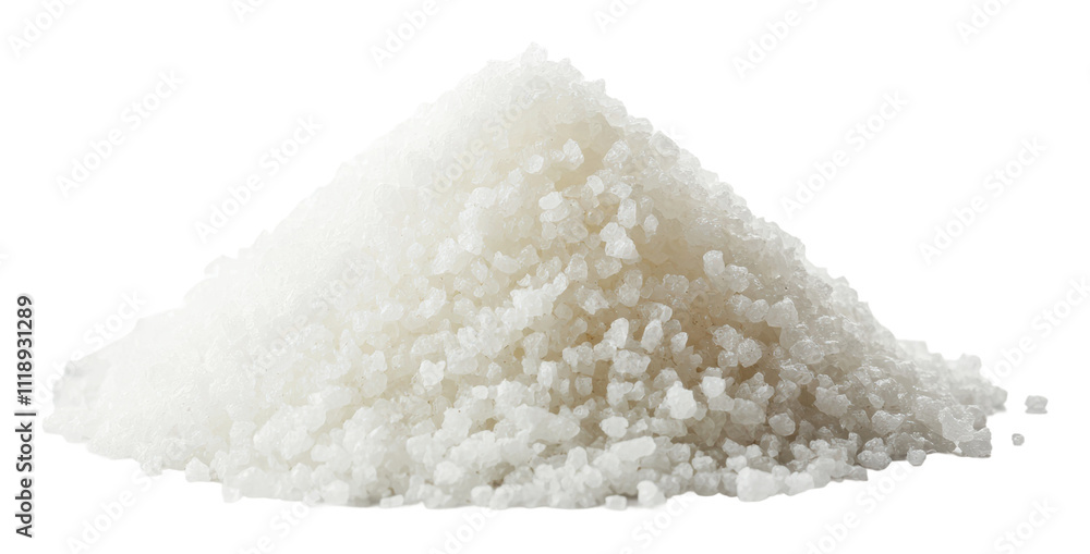 White sugar granules in a mound on a surface, cut out - stock png. White sugar granules in a mound on a surface, cut out - stock png.