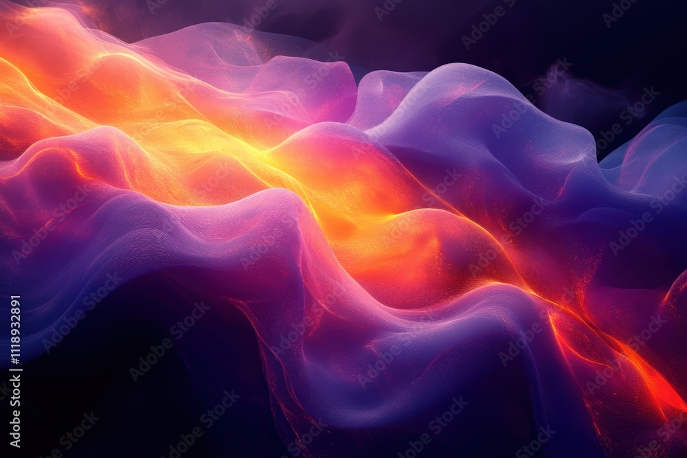 Abstract Liquid Shapes in Neon Colors on Black Background Trendy Graphic Design Abstract Liquid Shapes in Neon Colors on Black Background Trendy Graphic Design