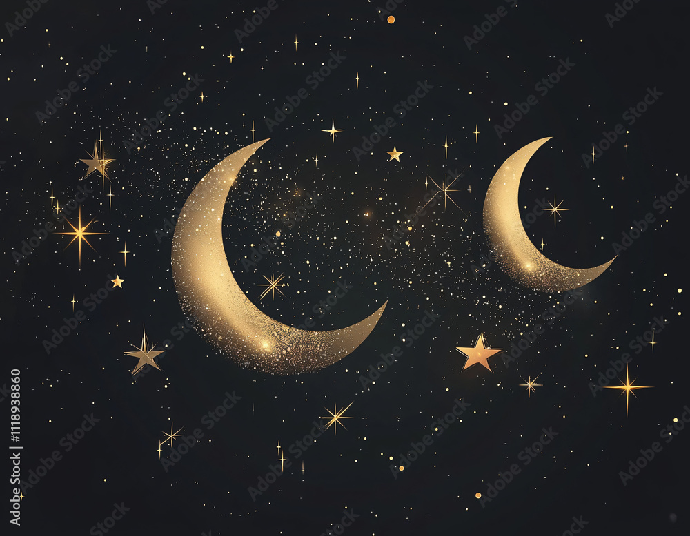 Golden Crescent Moons Golden Crescent Moons