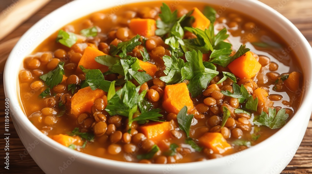 Vegan Lentil and Sweet Potato Dish Vegan Lentil and Sweet Potato Dish