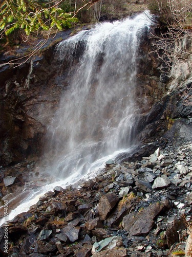 waterfall or cascade in nature