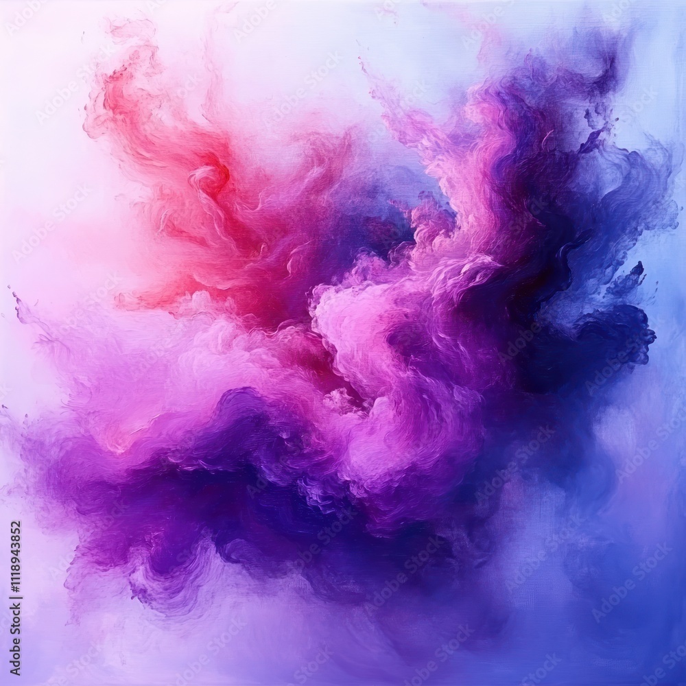 Pink Purple Smoke Fog Cloud Abstract Art Colorful Impressionism Background Pink Purple Smoke Fog Cloud Abstract Art Colorful Impressionism Background