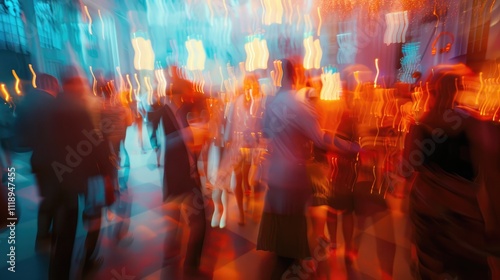 Glowing Corporate Network Activity Ideas: Blurred Atmosphere of corporate networking dinners