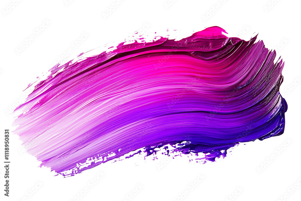 Colorful oil paint brush strokes isolated on white or transparent background Colorful oil paint brush strokes isolated on white or transparent background