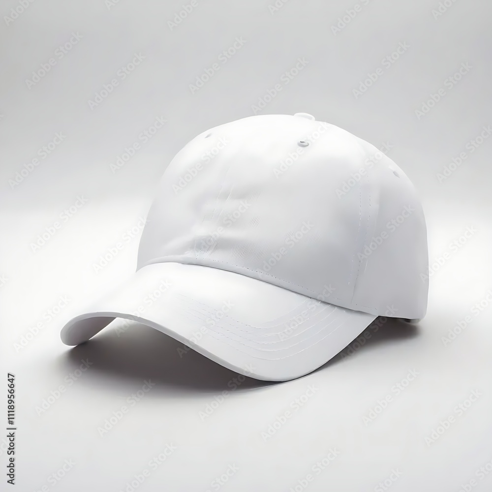 white baseball cap perfect for fashion, casual, or sports-themed projects. white baseball cap perfect for fashion, casual, or sports-themed projects.