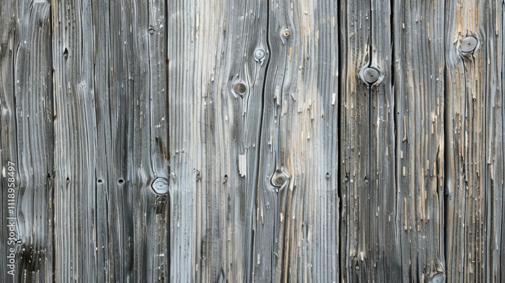 Close-up of weathered wooden planks with a rustic texture. Close-up of weathered wooden planks with a rustic texture.