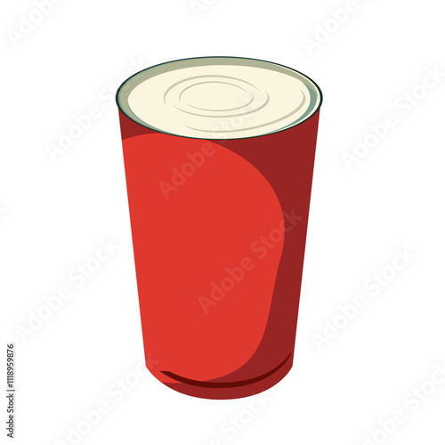 Milkshake in red paper cup