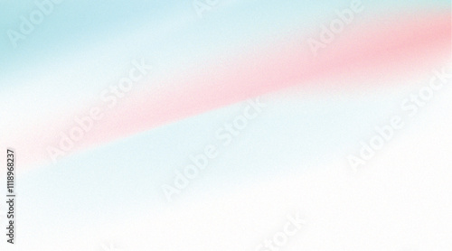 Noise pastel peach and turquoise gradient on white empty space background for elegant, dreamy and ethereal illustration design
