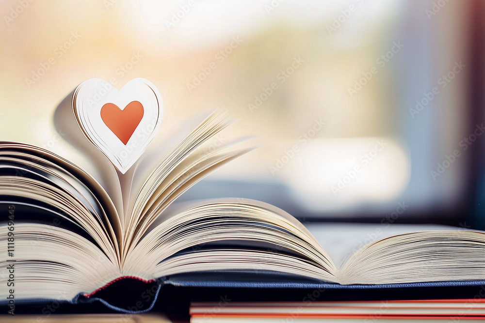 heart shaped book heart shaped book