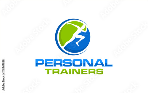 Illustration graphic vector of personal trainer logo design template