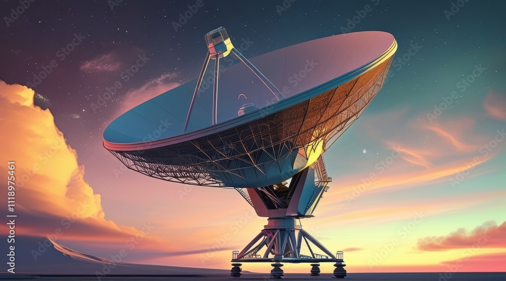 Retro-Futuristic Satellite Retro-Futuristic Satellite