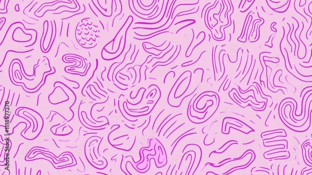 Explore abstract swirls: Pink, purple lines create a mesmerizing pattern. Organic shapes dance across the canvas, forming a unique texture. Explore abstract swirls: Pink, purple lines create a mesmerizing pattern. Organic shapes dance across the canvas, forming a unique texture.