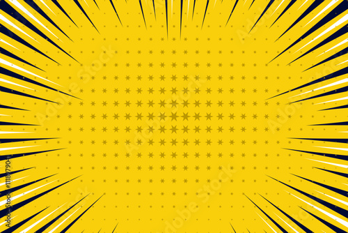 yellow background flat wallpaper comic halftone manga