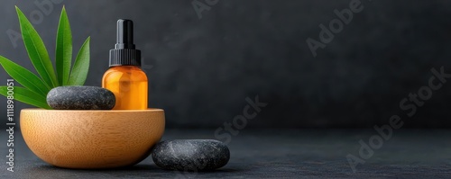 A spa inspired scene with exfoliating scrubs, pumice stones, and lotions, surrounded by steam and herbal accents, 3D render photo