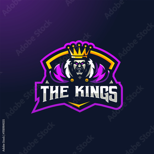 The Kings Mascot Logo