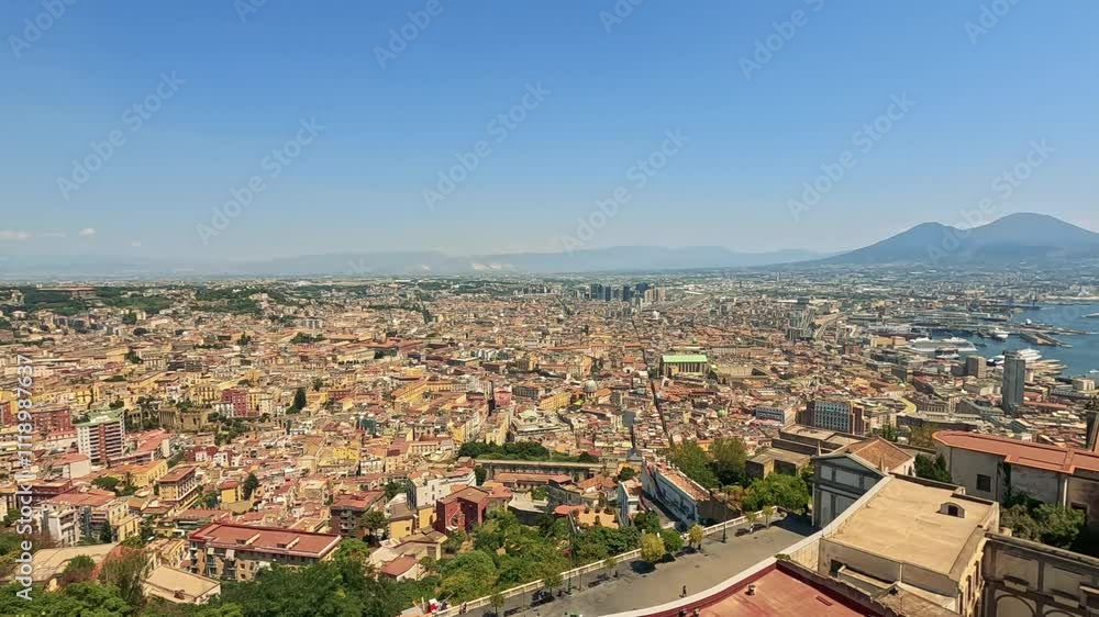 Panoramic View of Naples and Vesuvius Panoramic View of Naples and Vesuvius