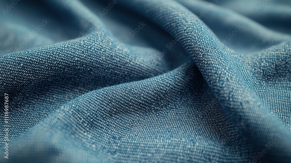 Dynamic stitching techniques for cotton denim fabric textile workshop creative environment close-up viewpoint Dynamic stitching techniques for cotton denim fabric textile workshop creative environment close-up viewpoint