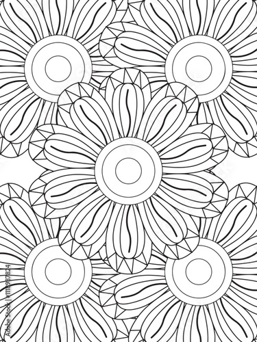 All these designs are hand-drawn and unique 
Flower Border is a Beautiful black-and-white illustration for aadult coloring book,
This is a printable Beautiful Zentangle Coloring page for KDP Interior, photo