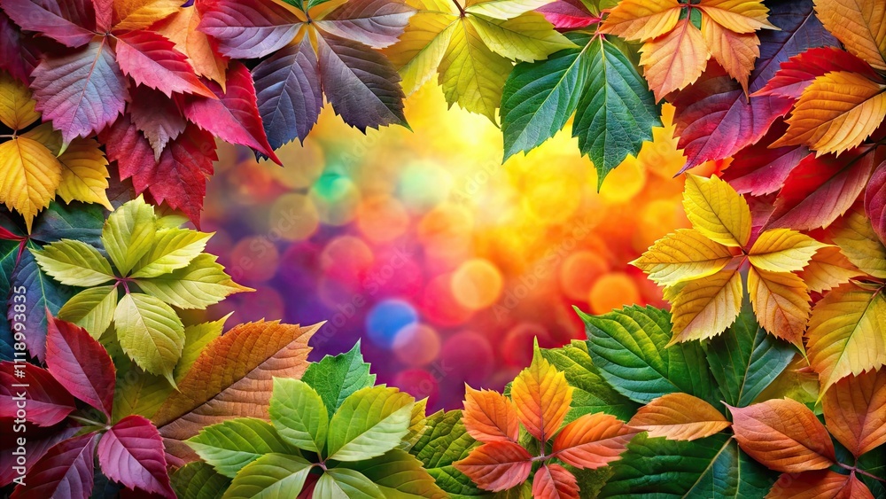 custom made wallpaper toronto digitalColorful background of multicolor leaves with natural light, autumn, foliage, leaves, vibrant, colorful, bright, natural