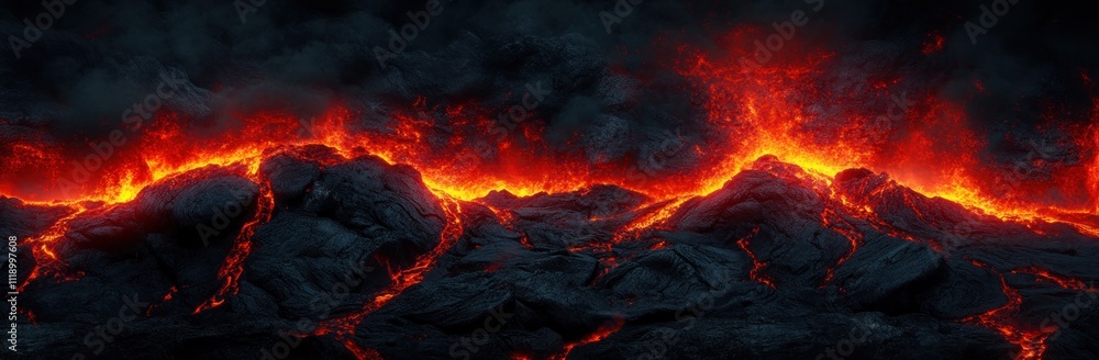 Halloween Lava Texture Background Fiery Rock Landscape Dramatic Molten Lava Flow Dark Terrain Glowing Grunge Halloween Lava Texture Background Fiery Rock Landscape Dramatic Molten Lava Flow Dark Terrain Glowing Grunge
