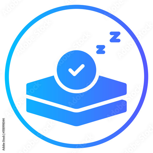 mattress gradient icon