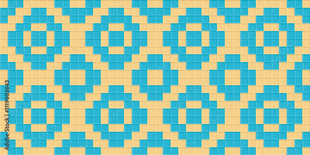 Fototapeta premium Seamless traditional woven pattern called Anyaman