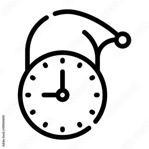 sleep line icon