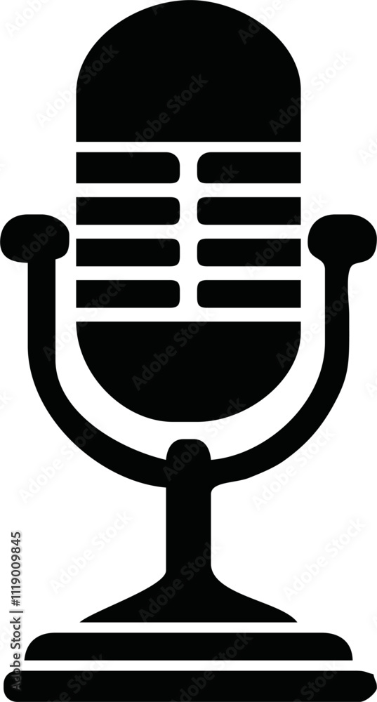 podcast microphone logo vector symbol templqte. podcast microphone logo vector symbol templqte.