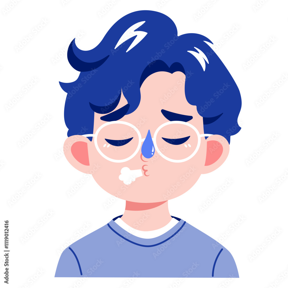 Tired Illustration Tired Illustration