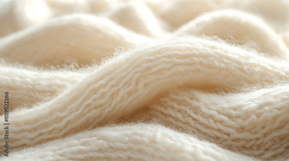 soft white wool texture, blurred for an artistic effect, symbolizing purity, warmth, comfort, and nature's simplicity; ideal for concepts of coziness and sustainability soft white wool texture, blurred for an artistic effect, symbolizing purity, warmth, comfort, and nature's simplicity; ideal for concepts of coziness and sustainability