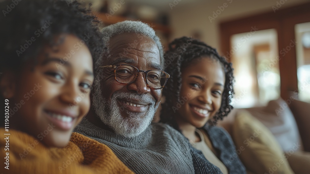 Happy Multigenerational Black Family Portrait | Authenticity Happy Multigenerational Black Family Portrait | Authenticity