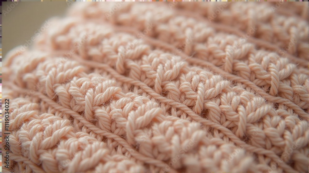 close up of knitted wool close up of knitted wool
