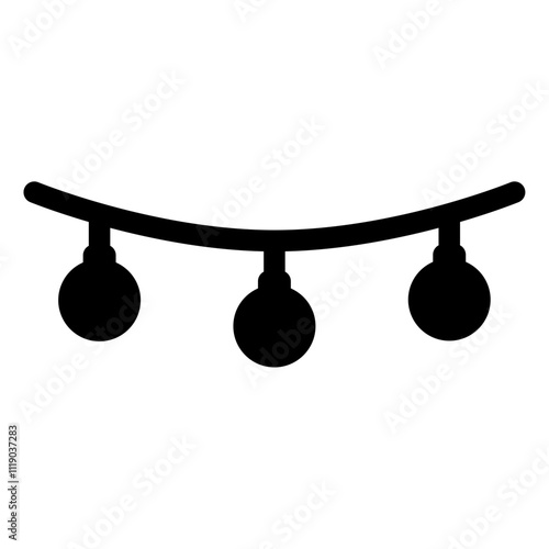 decoration lamp icon
