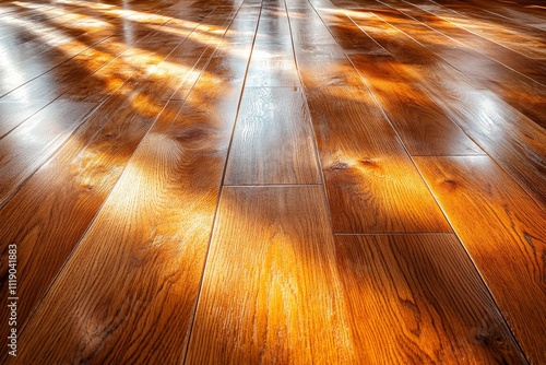 Stunning Hardwood Floor with Natural Grain Patterns and Warm Tones for Home Interior Design Inspiration