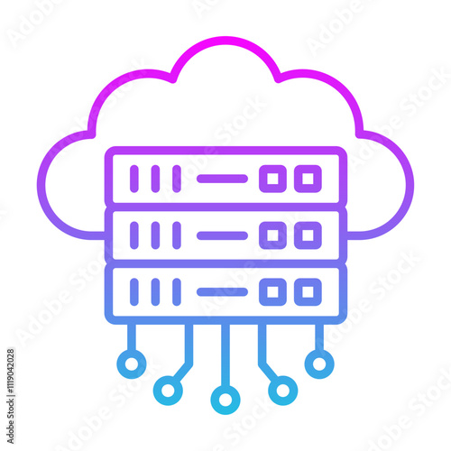 Cloud Server Icon