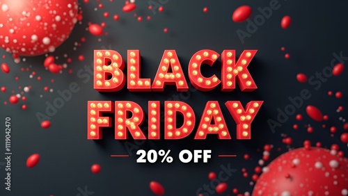 happy black friday event shopping discount plain