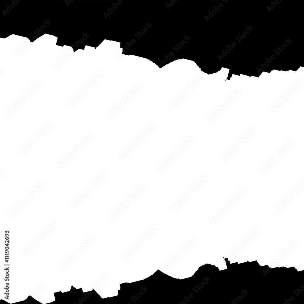 Black Torn Paper Border design Black Torn Paper Border design