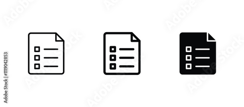 document icon set vector illustration