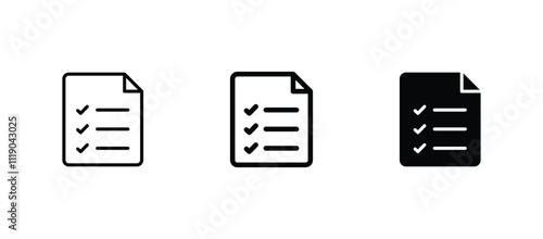 document icon set vector illustration