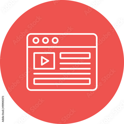Free Download Video Content Icon - GFXLoad