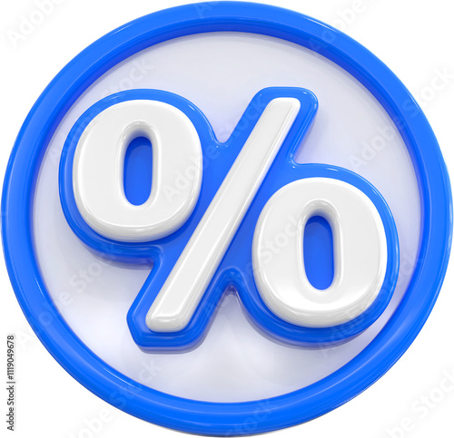 3d Percent Sign